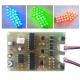 DIY Warning Strobe Light Kit Parts CD4017 Thunder Flash LED Electronic Kit