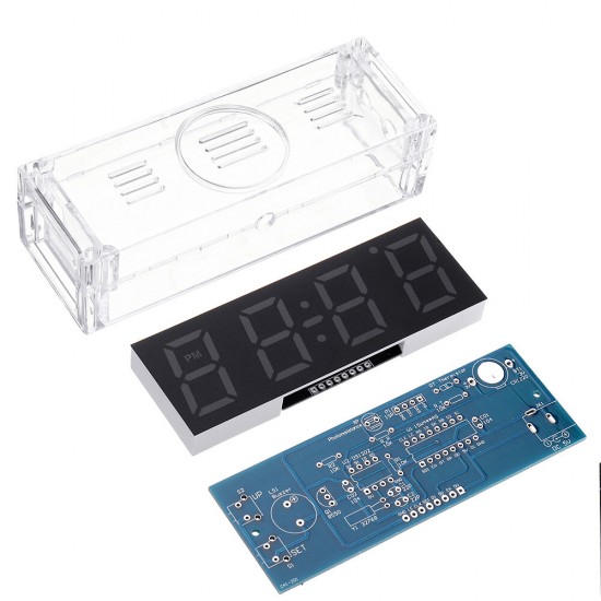 Colorful Digital Clock Electronic Production Kit DIY Parts Component Kit Electronic Watch Welding Experiment