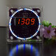 Fourth Generation DIY EC1838B DS1302 Light Control Rotation LED Electronic Clock Kit Music Alarm Clock With Housing