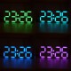 Large Size Rainbow Color Digital Tube DS3231 Clock DIY Kit