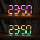 Large Size Rainbow Color Digital Tube DS3231 Clock DIY Kit