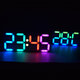 Large Size Rainbow Color Digital Tube DS3231 Clock DIY Kit