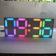 Large Size Rainbow Color Digital Tube DS3231 Clock DIY Kit