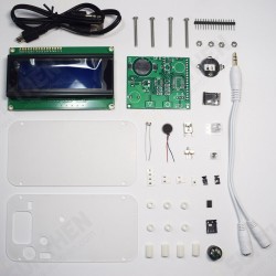 Multifunctional LCD Music Spectrum Large Font DS3231 Clock DIY Kit