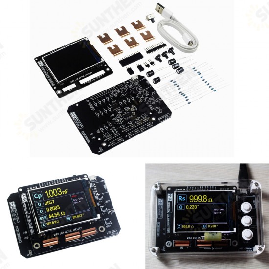 M162 LCR Meter DIY Kit Resistance Capacitance Inductance Measure 1uH - 20KH Unassembled