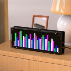 LED Music Spectrum Clock DIY Kit 512pcs LED SMD Welding Kit Electronic DIY Level Display Light Kit LED Music Spectrum Clock DIY Kit 512pcs LED SMD Welding Kit Electronic DIY Level Display Light Kit
