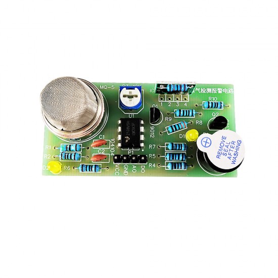 MQ-5 Gas Detection Alarm Circuit Sound and Light Electronic Teaching Training DIY Parts Production Sensor Kit