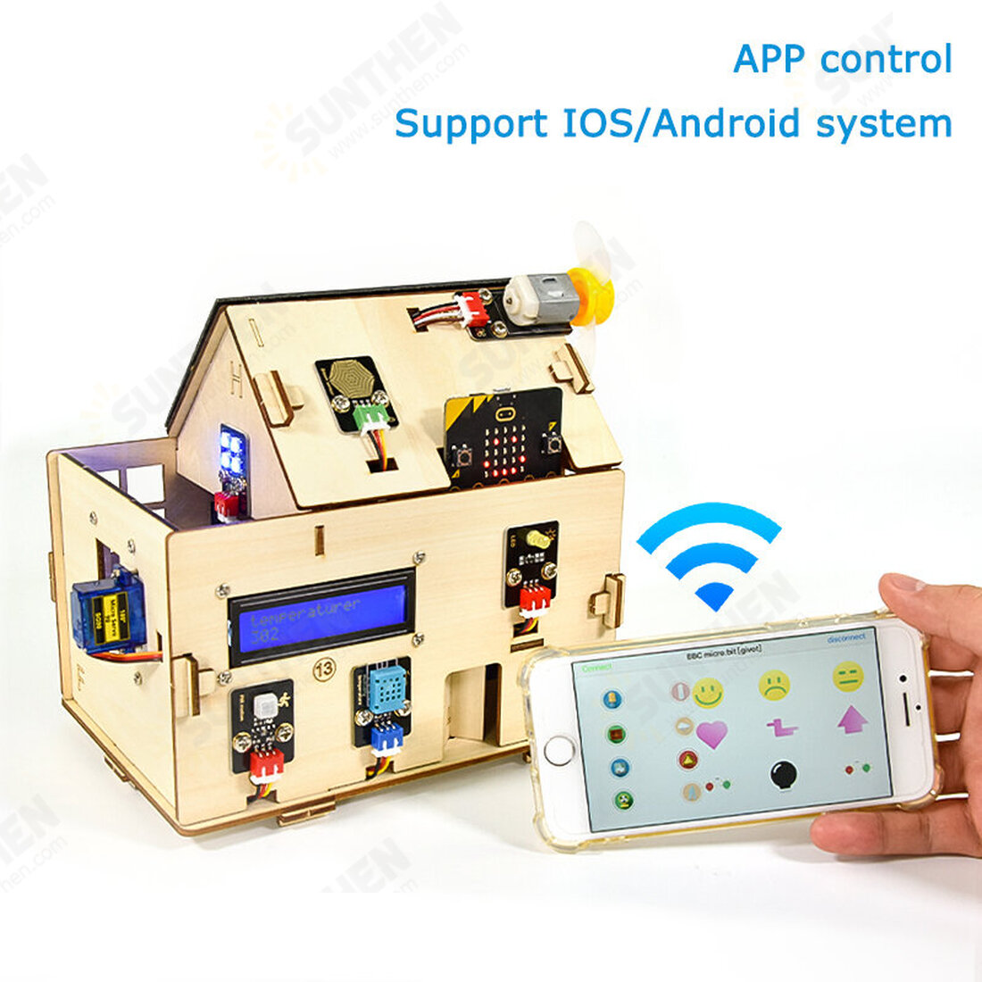Micro:bit Lot Smart Home Kit for Python Graphic Programming STEAM Maker ...