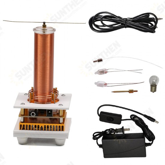 Music Tesla Coil Arc Plasma Loudspeaker Wireless Transmission Experiment Desktop Toy