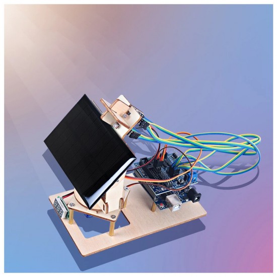 New Starter Kit Intelligent Solar Tracking Equipment DIY STEM Programming Toys Parts For Arduin0