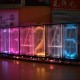 Oversized Font Analog Nixie Tube Clock Rainbow LED Full Color Music Spectrum DIY Kit