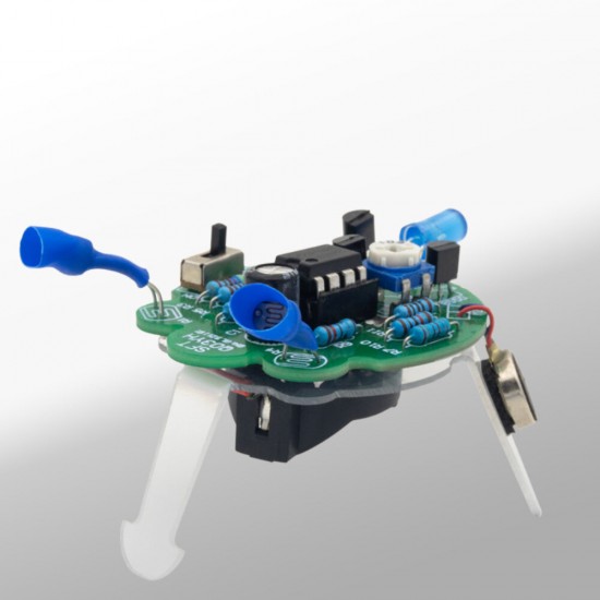 Photosensitive Mobile Robot DIY Kit Bulk Tail Breathing Lamp Interesting Electronic Training Kit