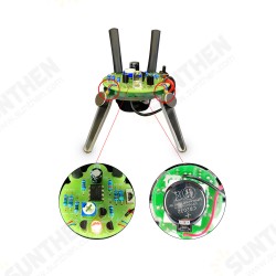 Photosensitive Mobile Robot DIY Kit Tail Breathing Light Electronic Education Training Photosensitive Mobile Robot DIY Kit Tail Breathing Light Electronic Education Training