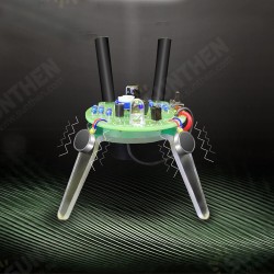 Photosensitive Mobile Robot DIY Kit Tail Breathing Light Electronic Education Training Photosensitive Mobile Robot DIY Kit Tail Breathing Light Electronic Education Training