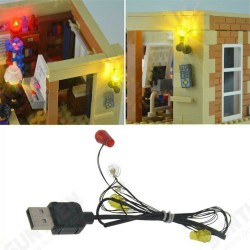 Plastic Self-locking Brick DIY LED Light Kit for Brick FunCreator Building DIY House Plastic Self-locking Brick DIY LED Light Kit for Brick FunCreator Building DIY House