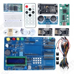 Starter Kit For ATmega328p ESP8266 CH340G Development Board For Arduino DIY Programming Electronic Projects Starter Kit For ATmega328p ESP8266 CH340G Development Board For Arduino DIY Programming Electronic Projects