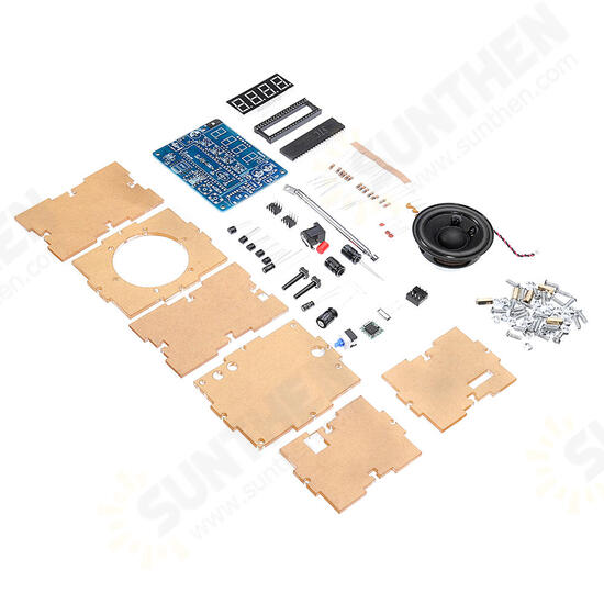 TEA5767 DC 4.5V-5.5V DIY Mini Digital FM Radio 87MHZ-108MHZ 2W 8ohm Speaker Electronics Kit