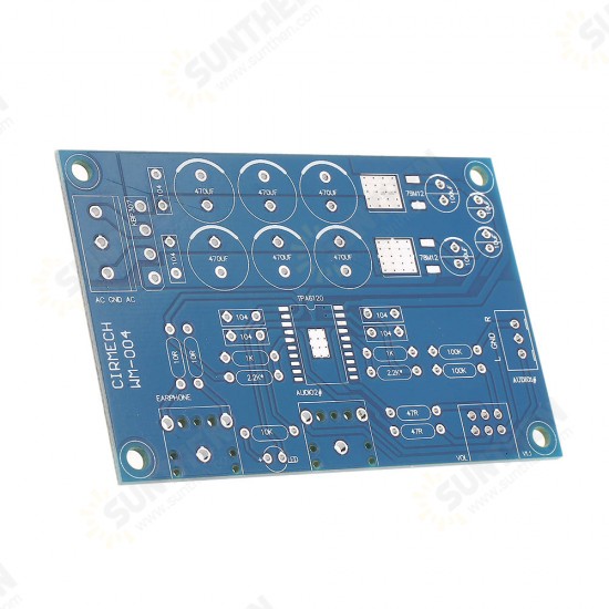 TPA6120 Headphone Amplifier Board HIFI TPA6120A2 Enthusiast Headphones AMP Amplificador Zero Noise DIY Kit