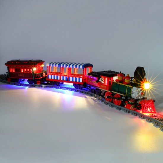 DIY LED Light Lighting Kit ONLY For LEGO 71044 Station Block Car Bricks Toy