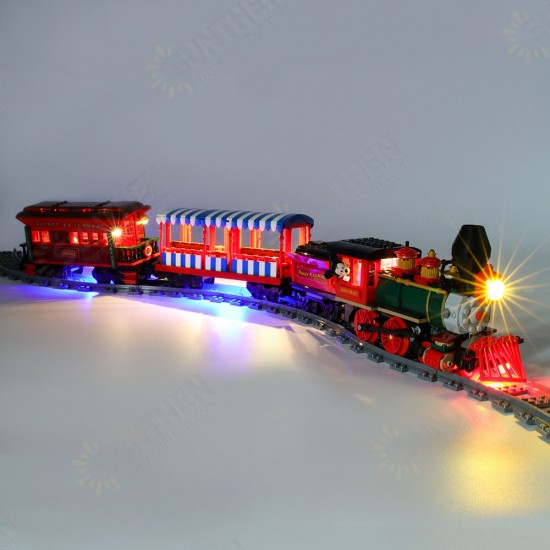 DIY LED Light Lighting Kit ONLY For LEGO 71044 Station Block Car Bricks Toy