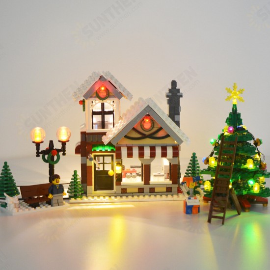 DIY LED Lighting Light Kit for Lego 10249 Christmas Toy Store Building Blocks Lighting Accessories