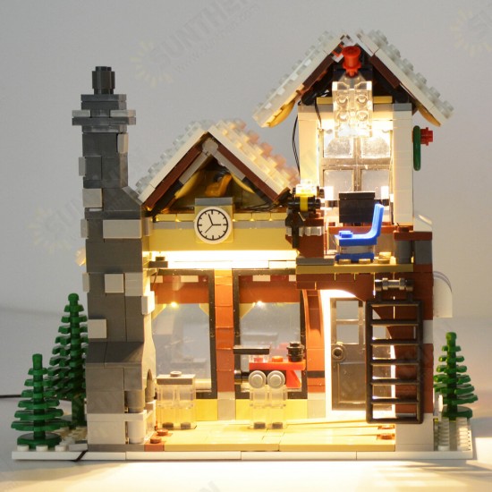 DIY LED Lighting Light Kit for Lego 10249 Christmas Toy Store Building Blocks Lighting Accessories