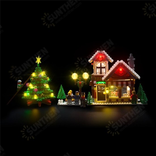 DIY LED Lighting Light Kit for Lego 10249 Christmas Toy Store Building Blocks Lighting Accessories