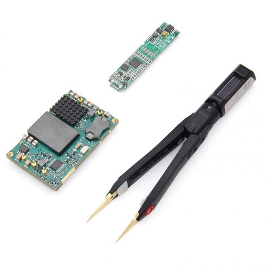 DT71 Digital Mini Tweezers SMD Tester Portable LCR Meter Diode Resistor Capacitor Multimeter Frequency Signal Generator