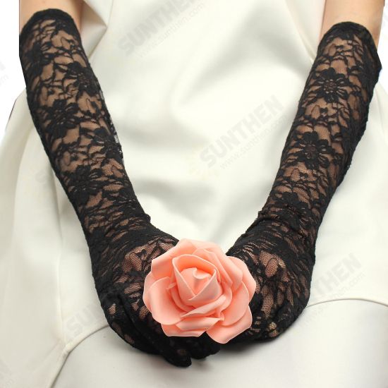 1 Pair Bride Wedding Party Dress Finger Bridal Glove Home Decorations