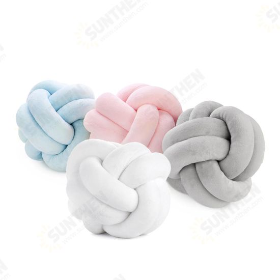 10inch 12inch Soft Knot Pillow Sofa Cushion Round Ball Plush Pillow Home Car Decorations