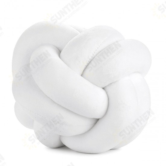 10inch 12inch Soft Knot Pillow Sofa Cushion Round Ball Plush Pillow Home Car Decorations