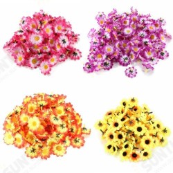 100Pcs Artificial Daisy Gerbera Heads Silk Flowers Wedding Birthday Party Decorations 100Pcs Artificial Daisy Gerbera Heads Silk Flowers Wedding Birthday Party Decorations