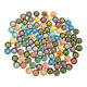 100Pcs/Set 10MM Round Mixed Supplies Crafted Handcrafted Tiles For Jewelry Making Decorations