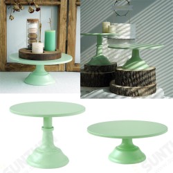 10/12 Inch Iron Green Round Cake Stand Pedestal Dessert Holder Wedding Party Decorations 10/12 Inch Iron Green Round Cake Stand Pedestal Dessert Holder Wedding Party Decorations