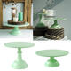 10/12 Inch Iron Green Round Cake Stand Pedestal Dessert Holder Wedding Party Decorations