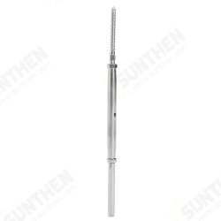 10Set Balustrade Cable Fixing Kit Stainless Steel Lag Screw Swage Terminal 10Set Balustrade Cable Fixing Kit Stainless Steel Lag Screw Swage Terminal