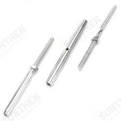 10Set Balustrade Cable Fixing Kit Stainless Steel Lag Screw Swage Terminal 10Set Balustrade Cable Fixing Kit Stainless Steel Lag Screw Swage Terminal