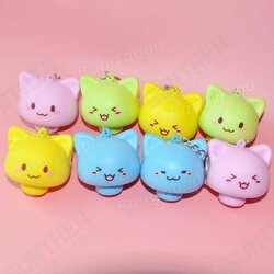1PC Simulation Bread Mushroom Cute Face Keychain Squishy Crafts Creative Decoration 1PC Simulation Bread Mushroom Cute Face Keychain Squishy Crafts Creative Decoration