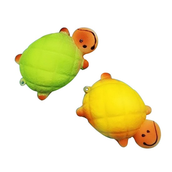 1PCS 10X13CM Random Kawaii Turtle Shape Squishy Toy Cell Phone Chain