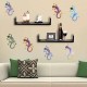 2/3/5 Metal Gecko Wall Decor Art Set Decor Hanging Art Wall Decoration for Bedroom Living Room Office Garden