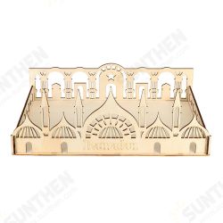 30x40x15cm Wooden Ramadan Food Plate Festival Fruit Holder Household Decorations 30x40x15cm Wooden Ramadan Food Plate Festival Fruit Holder Household Decorations