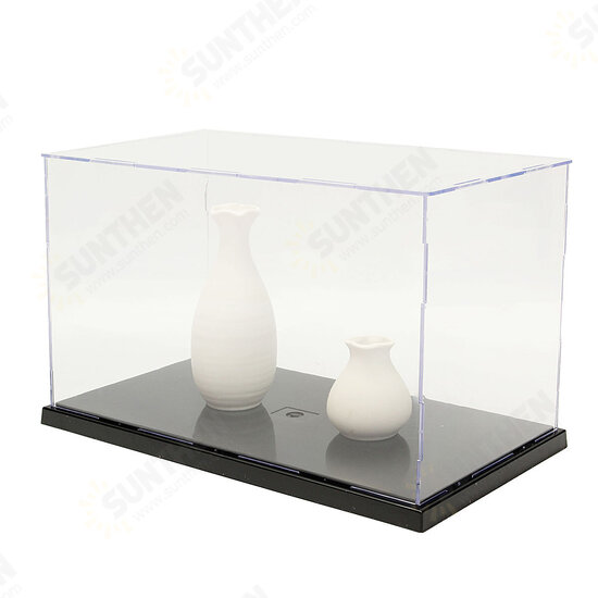 31x17x19cm Clear Acrylic Display Show Case Box Plastic Dustproof Protection Tray