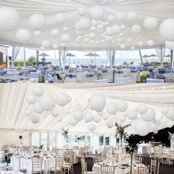 3PCS White Round Paper Lanterns Chinese Hanging Decorations Decorative Lanterns for Wedding Party Decorations 3PCS White Round Paper Lanterns Chinese Hanging Decorations Decorative Lanterns for Wedding Party Decorations