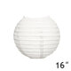 3PCS White Round Paper Lanterns Chinese Hanging Decorations Decorative Lanterns for Wedding Party Decorations