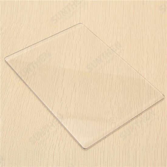 3mm/5mm Transparent Acrylic Cutting Embossing Plates Platform Dies Cutter Spacer