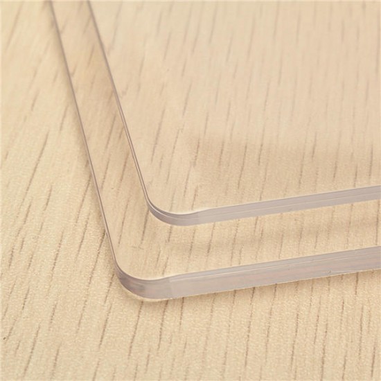 3mm/5mm Transparent Acrylic Cutting Embossing Plates Platform Dies Cutter Spacer