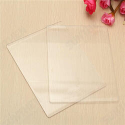 3mm/5mm Transparent Acrylic Cutting Embossing Plates Platform Dies Cutter Spacer 3mm/5mm Transparent Acrylic Cutting Embossing Plates Platform Dies Cutter Spacer