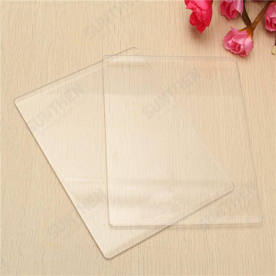 3mm/5mm Transparent Acrylic Cutting Embossing Plates Platform Dies Cutter Spacer