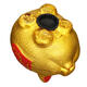 5inch Gold Ceramic Piggy Bank Mini Cute Pig Children Coin Collection Gift Decorations