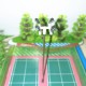 5Pcs 1:87/1:100 Model Garden Lamps 3V 1W Lamppost Landscape 4 Heads Light Model